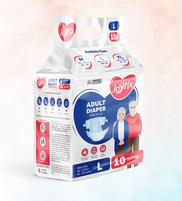 Joyfix Premium Adult Diapers Tape Style