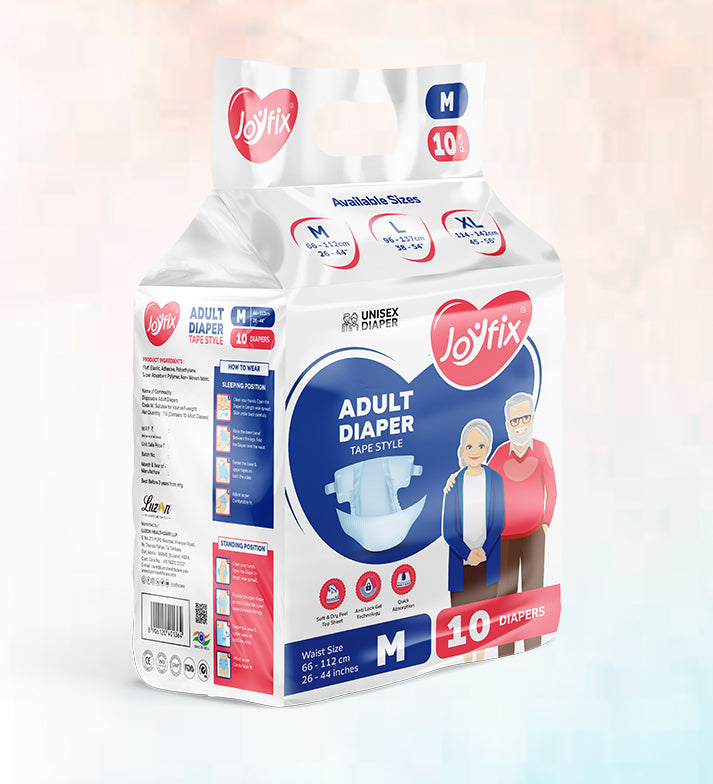Joyfix Premium Adult Diapers Tape Style