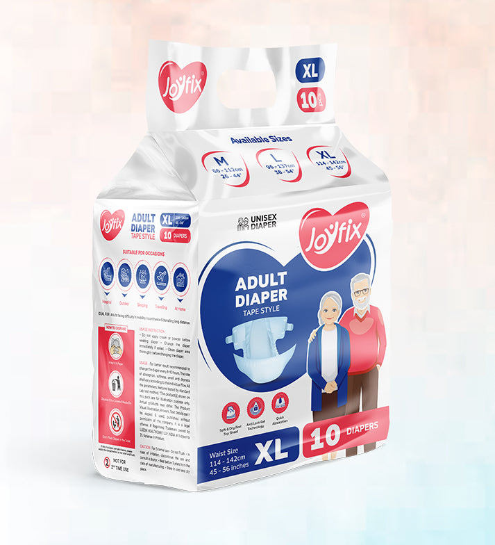 Joyfix Premium Adult Diapers Tape Style