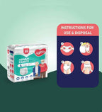 JOYFIX Adult Pant Diapers | Unisex Adult Diapers - L - Pack of 6 (60 Pieces)