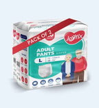 JOYFIX Adult Pant Diapers | Unisex Adult Diapers - L - Pack of 2 (20 Pieces)