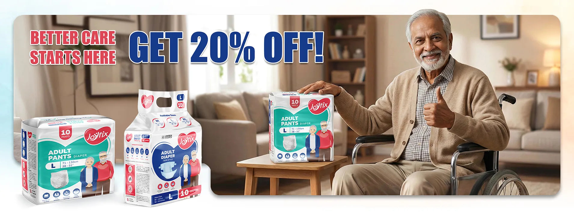 Joyfix Premium Adult Diapers